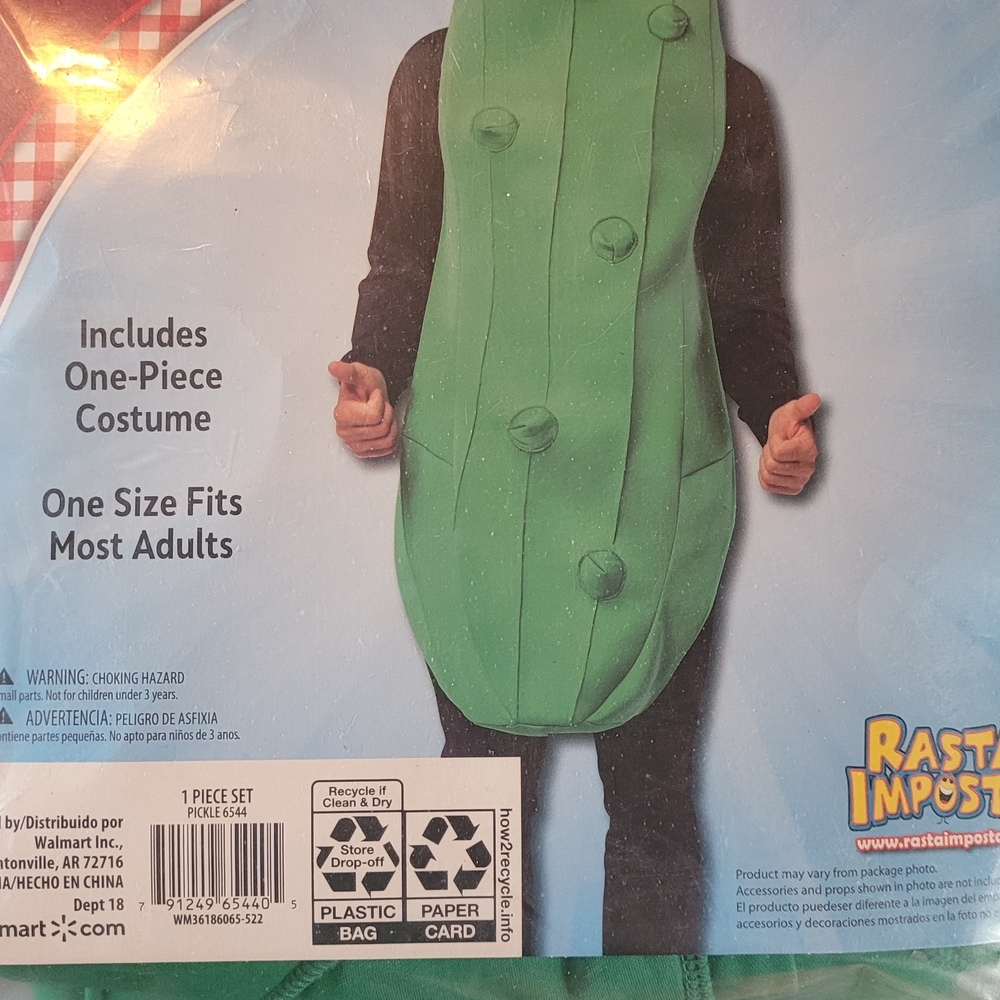 Green Pickle Costume for Kids